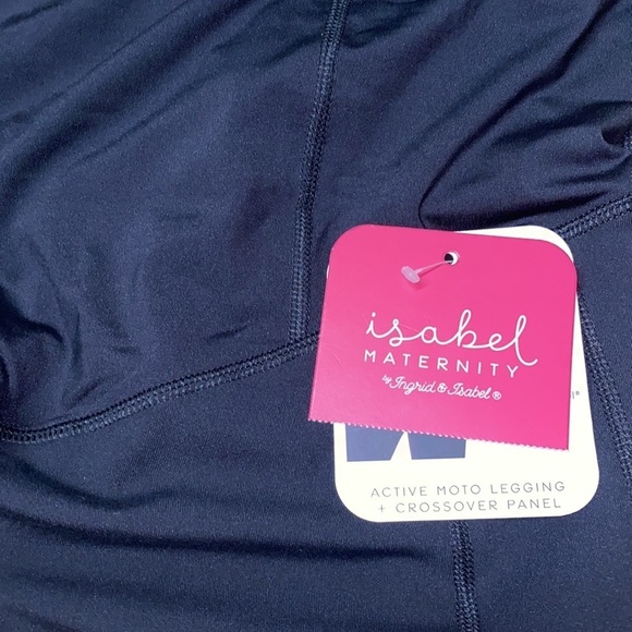 Isabel Maternity by Ingrid & Isabel Moto Maternity Workout Legging - Picture 8 of 9